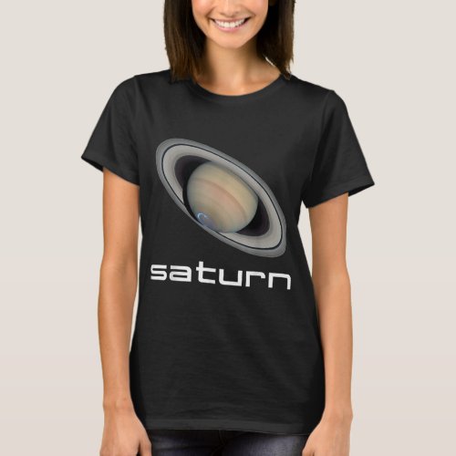 Solar System Planet Saturn Space Science Astronomy T_Shirt