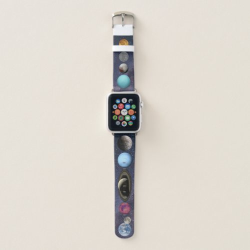 Solar system planets apple watch band