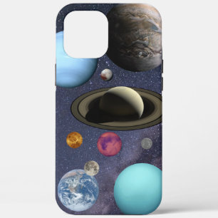Solar system planets iPhone 12 pro max case