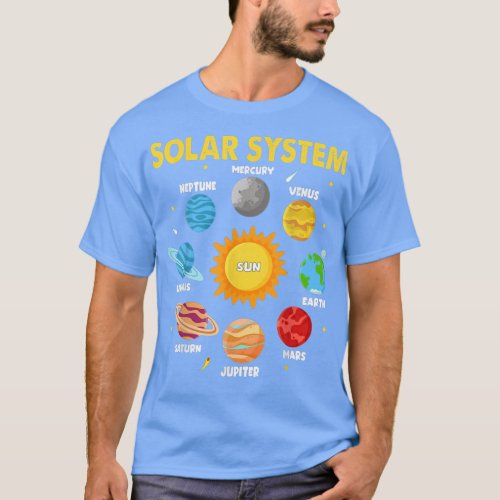 Solar System Planets For Kids Solar System Space S T_Shirt