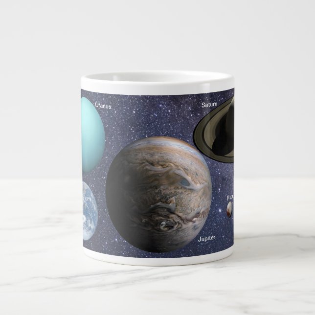 Solar system planets giant coffee mug (Front)