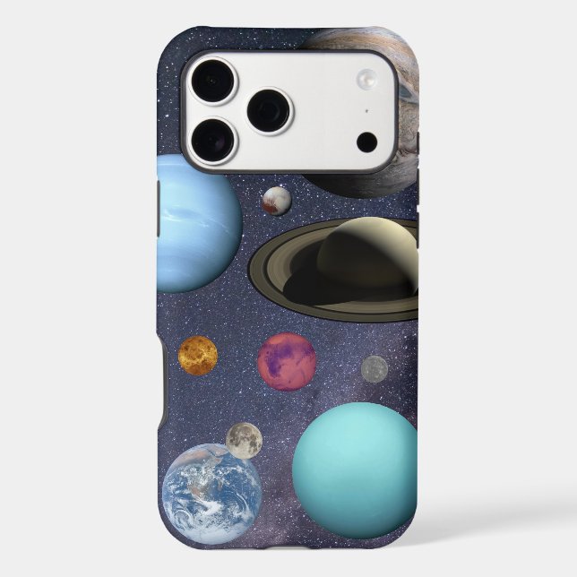 Solar system planets iphone case (Back)