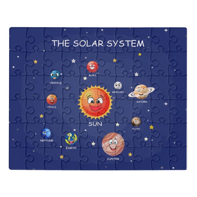 Solar System Planets Jigsaw Puzzle (Puzzle Horizontal)