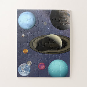 Solar system planets jigsaw puzzle