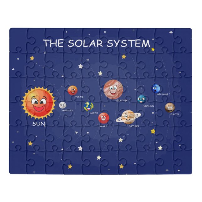Solar System Planets Jigsaw Puzzle (Puzzle Horizontal)