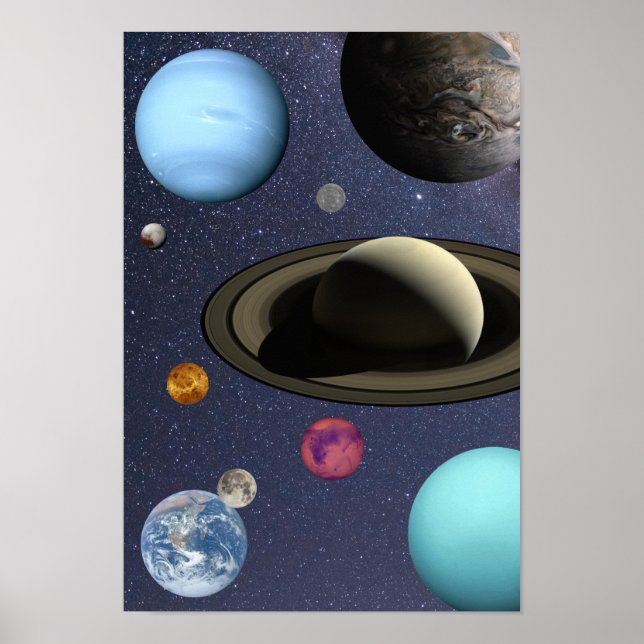 Solar system planets poster (Front)