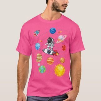 Solar System Planets Science Space Astronaut Unive T-Shirt