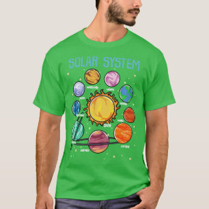 Solar System Planets Science Space Boys Girls SEM T-Shirt