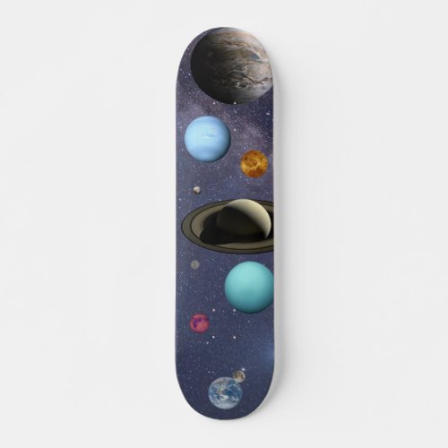 Solar system planets Skateboard