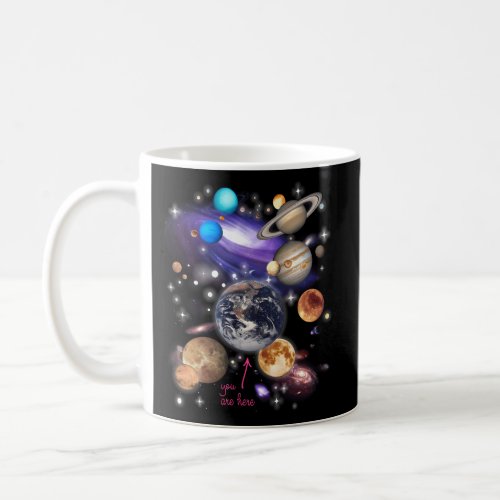 Solar System Planets Space Coffee Mug