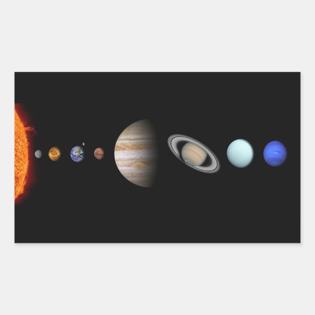 Solar System Planets Sticker (Front)