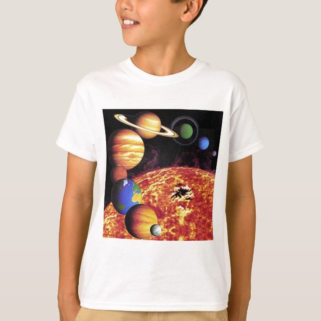 Solar System Planets T-Shirt (Front)