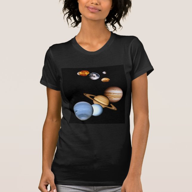 Solar System Planets T-Shirt (Front)