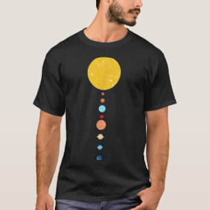 Solar System Planets Venus Earth Mars Jupiter Satu T-Shirt