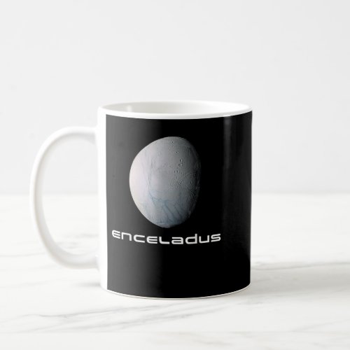 Solar System Saturn Moon Enceladus Space Astronomy Coffee Mug
