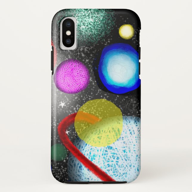 solar system space ovni UFO  Case-Mate iPhone Case (Back)