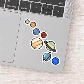 Solar System Sticker