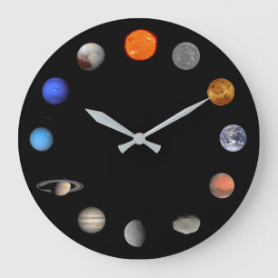Solar System Wall Clock