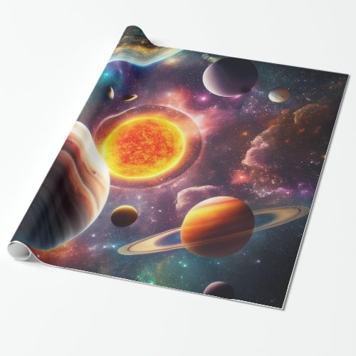 Solar System Wrapping Paper