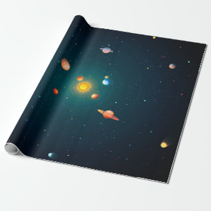 Solar System Wrapping Paper