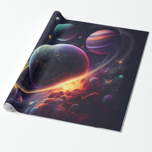 Solar System Wrapping Paper