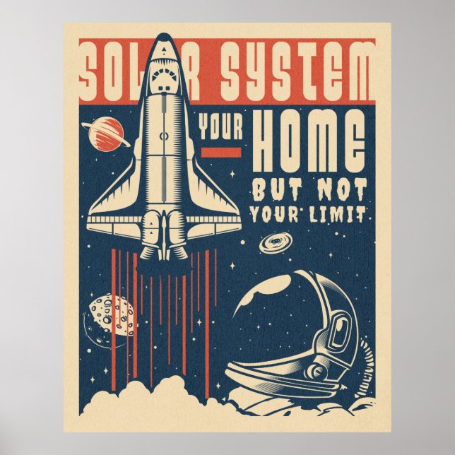 Solar System your home poster (Front)