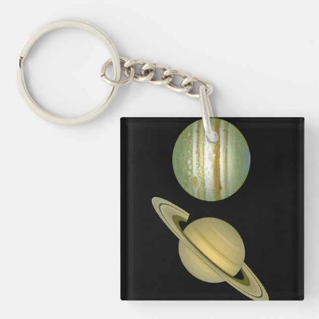 Solar Sytem ~ Long View Keychain (Front)