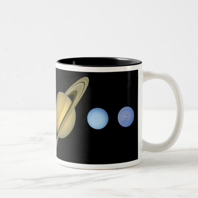 Solar Sytem ~ Long View Two-Tone Coffee Mug (Right)