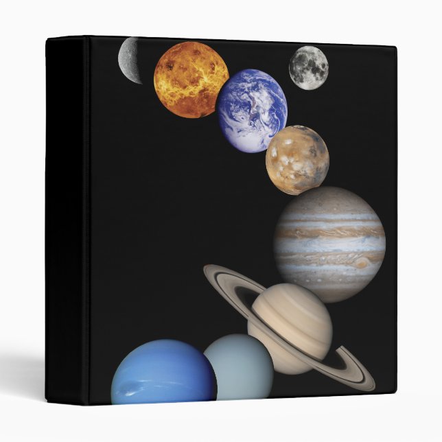 Solar Sytem Montage Binder (Front/Spine)