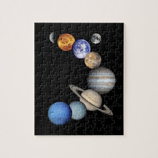 Solar Sytem Montage Jigsaw Puzzle (Vertical)