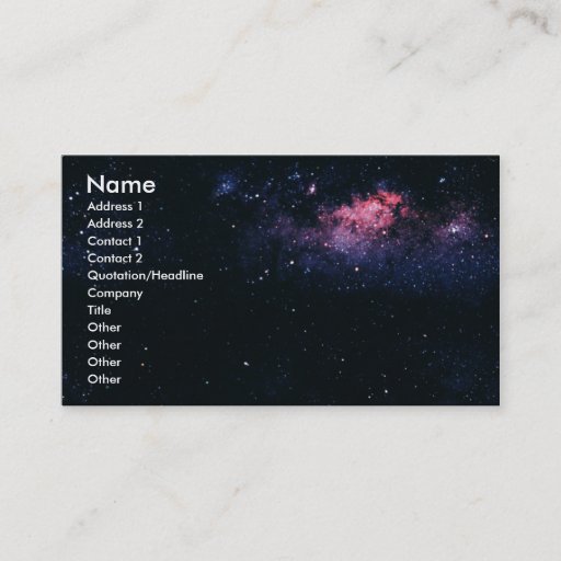 Customizable Solar View 28 Business Card