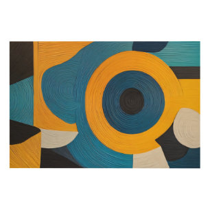 Solar Vortex Wood Wall Art