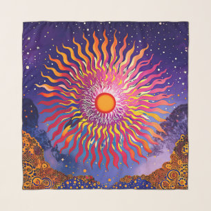 “Solar Whispers in the Sky” The Sun Scarf