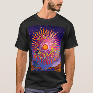 “Solar Whispers in the Sky” The Sun T-Shirt