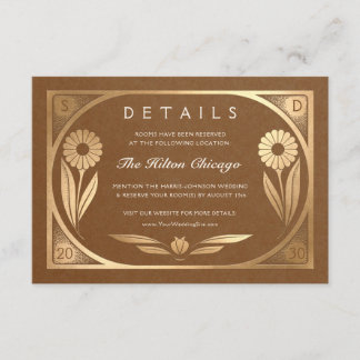 SOLARA III : Wedding Details Card