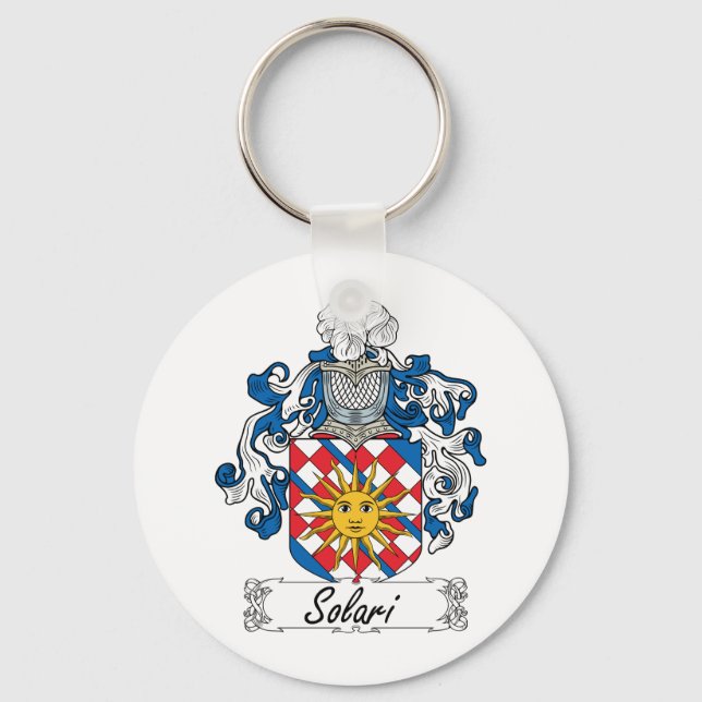 Solari Family Crest Keychain (Front)