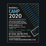 Solarised Baseball Bat, Baseball Camp Advertising Flyer<br><div class="desc">Solarised Baseball Bat,  Baseball Camp Advertising Flyers By The Business Card Store.</div>