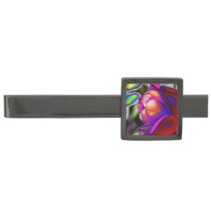 Solarized Rose by Shirley Taylor Gunmetal Finish Tie Clip