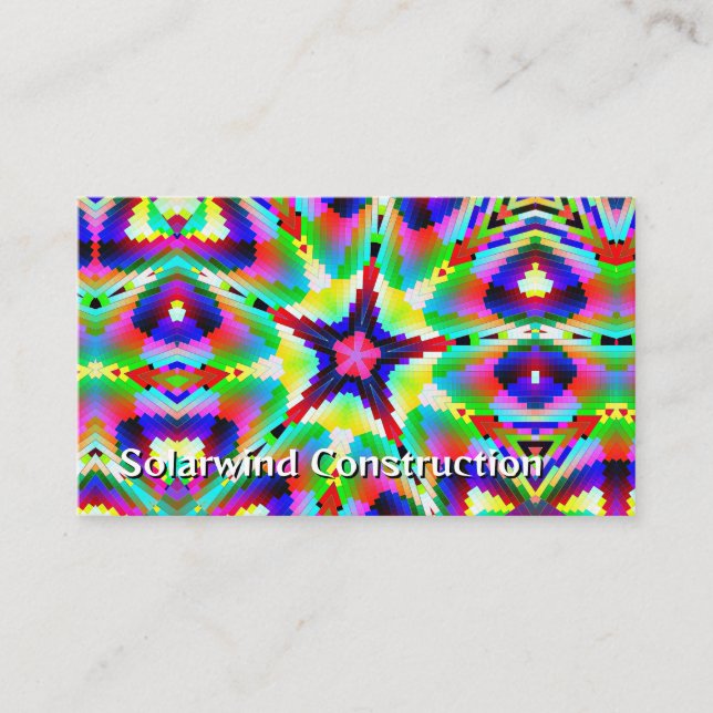 Solarwind Construction (Change the words) Business Card (Front)
