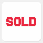 sold classic round sticker