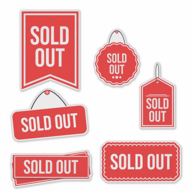 Sold Out Sticker (Front)