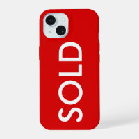 SOLD Red Sign Apple iPhone Phone Case Cover