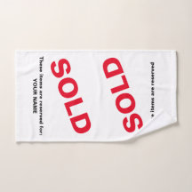 SOLD Saver Towel for Estate Sales and Yard Sales 
