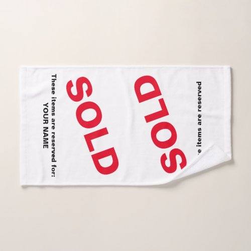 SOLD Saver Towel for Estate Sales and Yard Sales 