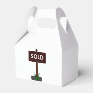 Sold Sign Favor Box