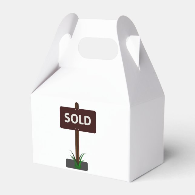 Sold Sign Favor Box (Back Side)