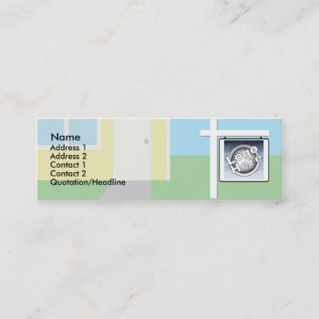 Sold - Skinny Mini Business Card by ZazzleProfileCards at Zazzle