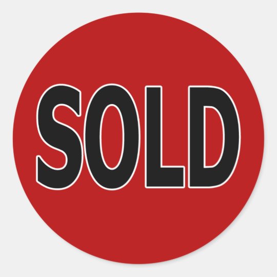 Sold Stickers