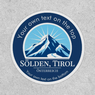 Sölden Austria Österreich ski vacation resort Patch