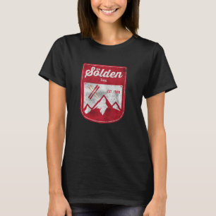 Sölden Tyrol Austria Winter Apres Ski Sport Retro T-Shirt